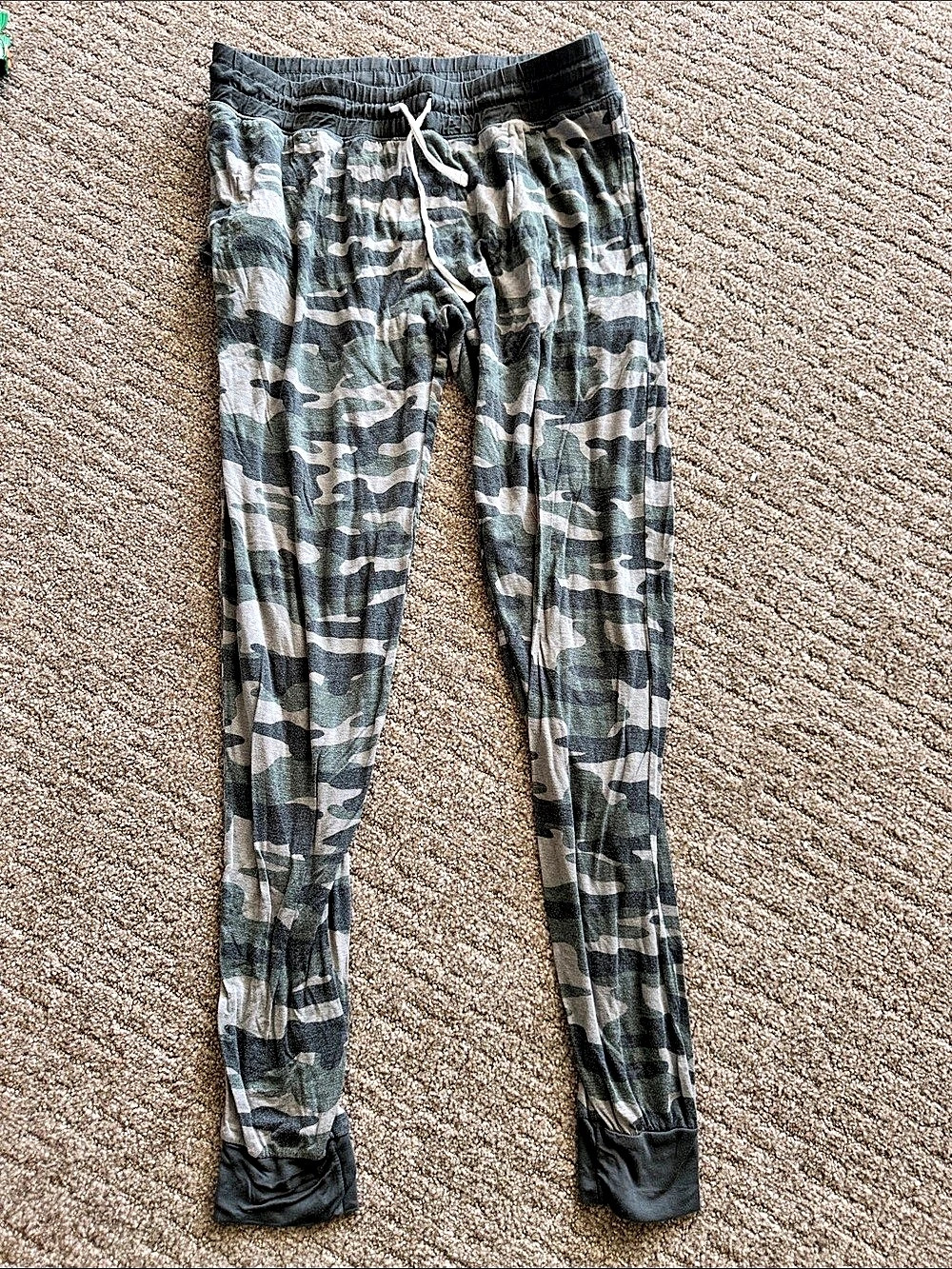 Little Sleepies Women'Small Jogger - Vintage Camo Green & Gray Small